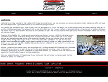 Tablet Screenshot of cadillacgrill.com